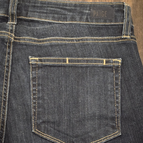 PAIGE Miki Straight Leg Denim Jean in Merrick - Picture 5 of 8